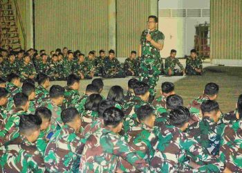 Danlanud Sultan Hasanuddin Berikan Pengarahan Kepada Prajurit Remaja Untuk Jauhi Narkoba dan Hindari Tindak Pidana