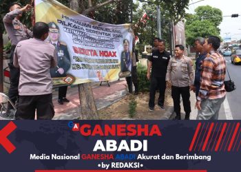 Polresta Sidoarjo Sebar Himbauan Anti Hoaks Guna Pilkada Damai