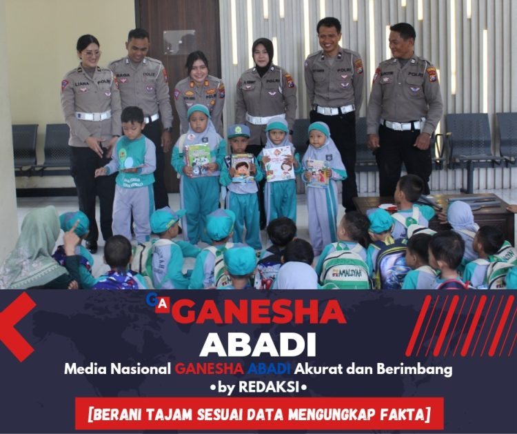 Satlantas Polresta Sidoarjo Edukasi Tertib Lalu Lintas Sejak Dini