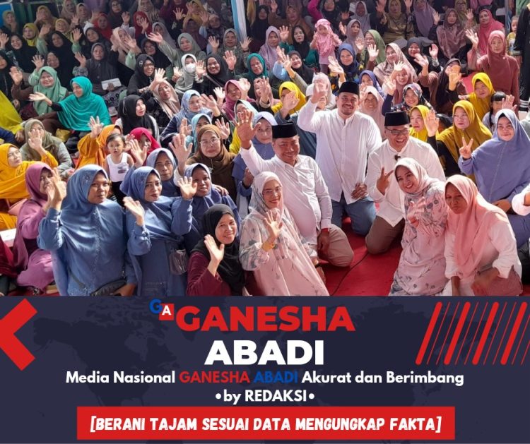 Semangat Ibu-Ibu untuk Bertemu Asri Ludin Tambunan di Maulid Akbar Tanjung Morawa
