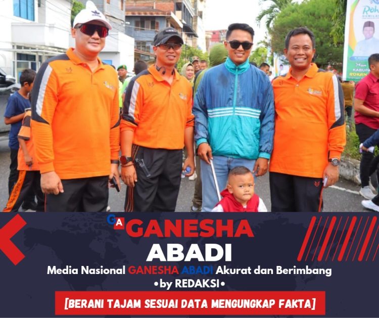 Kapolres Rohil Ikuti Jalan Santai Peringati HUT ke-25 Kabupaten Rokan Hilir