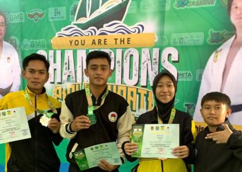 Atlet Karate Dojo INKAI Kodim 1002/HST Harumkan Kabupaten Hulu Sungai Tengah