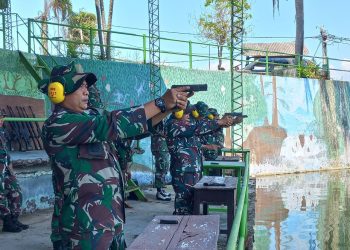 Kodim 0825/Banyuwangi Gelar Latihan Menembak Semester II Tahun 2024