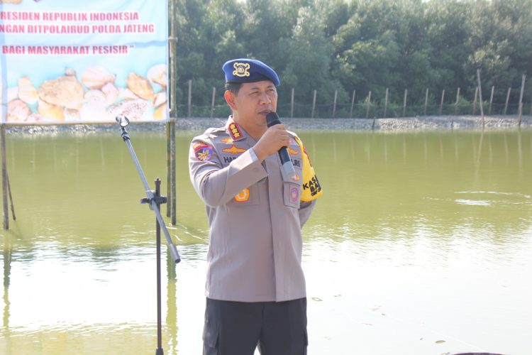 Dit polairud Polda Jateng Sinergi Dengan Masyarakat Wujudkan Ketahanan Pangan di Kawasan Pesisir
