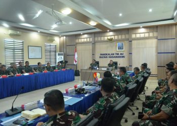 Danlanud Sultan Hasanuddin Terima Kunjungan Kerja Dankoharmatau