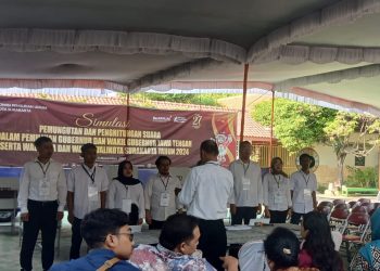 Babinsa Kratonan Berikan Dukungan & Semangat Simulasi pemungutan dan penghitungan suara Pilkada 2024