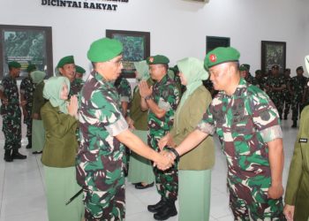 Kodim 0825/Banyuwangi, Merotasi Sejumlah Danramil Dan Perwira Staf Berikut Nama Dan Pangkatnya