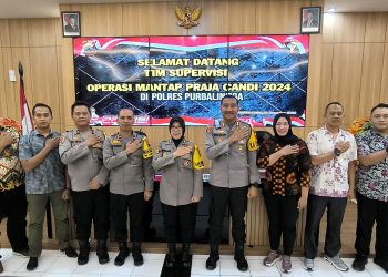 Polda Jateng Supervisi Operasi Mantap Praja Candi 2024 di Polres Purbalingga 