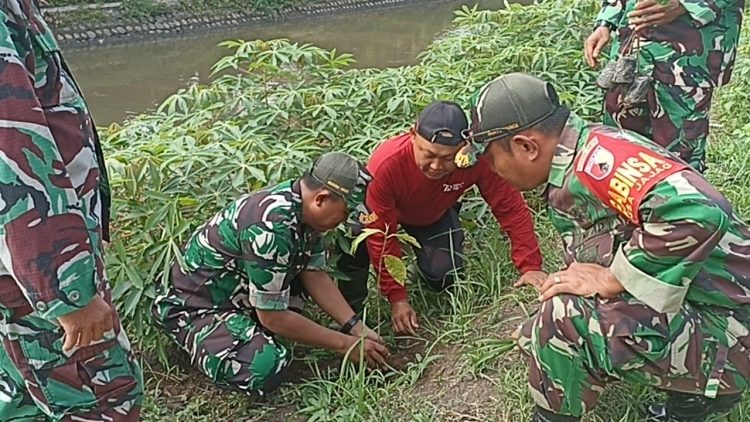 Penanaman Pohon Sukun di Sepanjang Bantaran Sungai Jajag