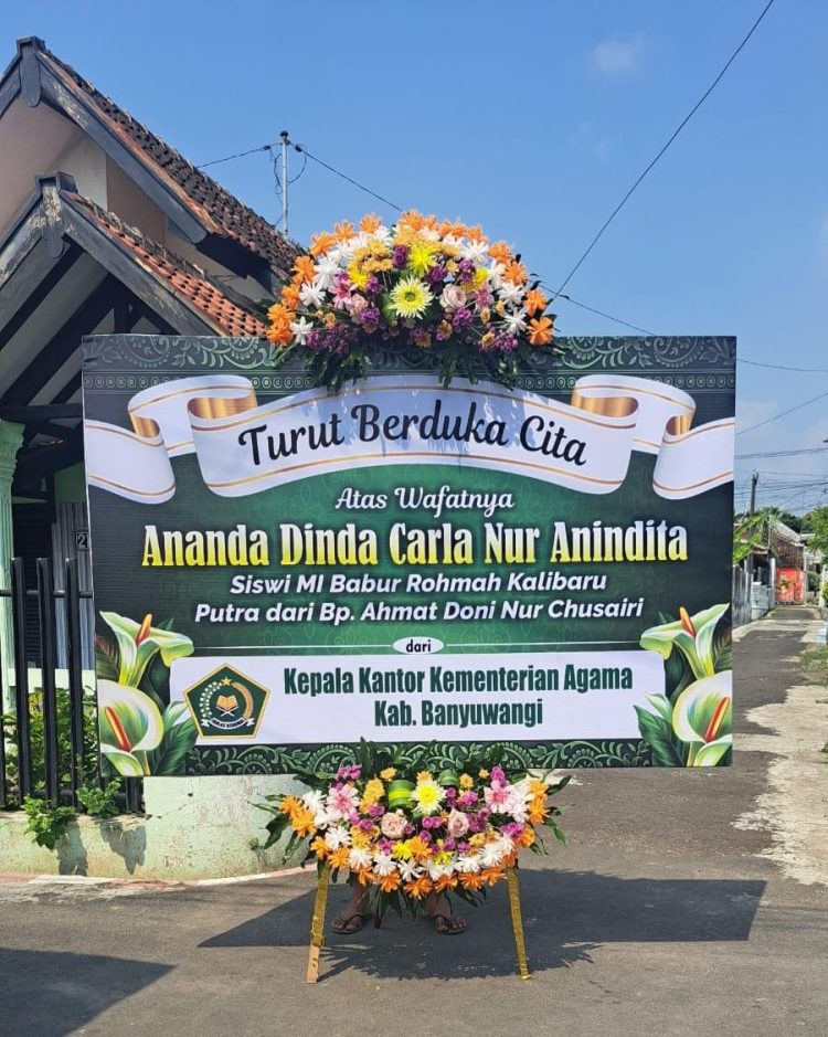 Jajaran Pimpinan Kemenag Banyuwangi Takziah ke Rumah Duka DCN, Bocah Korban Kekerasan