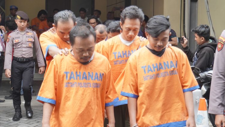 Polresta Sidoarjo Ungkap 53 Kasus Perjudian dan Ringkus 56 Tersangka