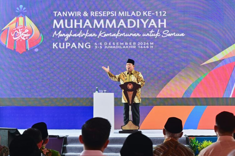 Panglima TNI dan Presiden Prabowo Hadiri Milad Ke-112 Muhammadiyah di Kupang