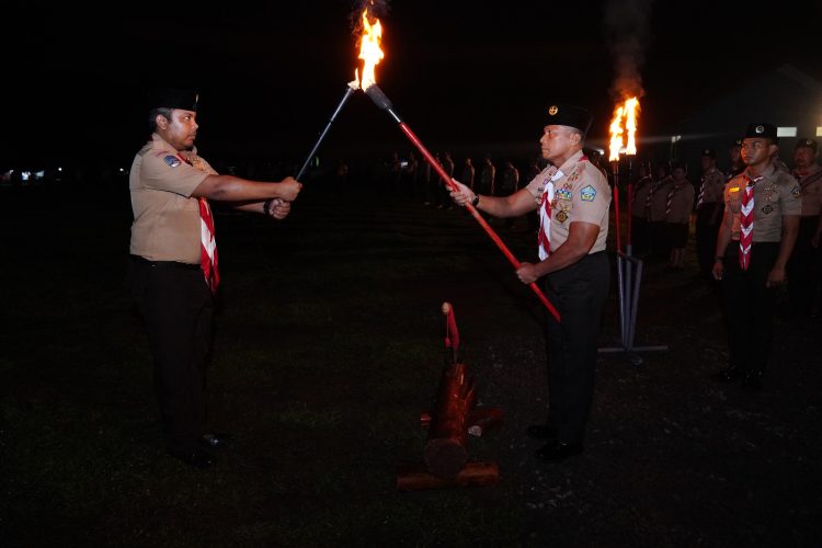 Waaster Panglima TNI Tutup Kursus Pembina Pramuka Mahir Tingkat Lanjutan Trisaka TNI TA 2024