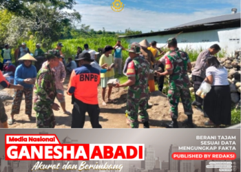 Koramil Sambirejo Bangun Jembatan Darurat, Perkuat Akses Antar Kecamatan