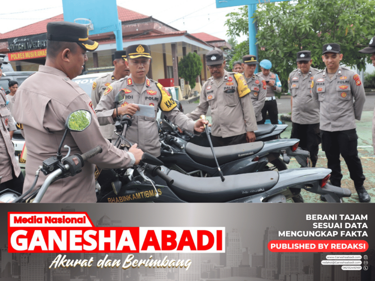 Kapolres Musi Rawas Pimpin Apel Pemeriksaan Kendaraan Dinas, Pastikan Pelayanan Optimal kepada Masyarakat