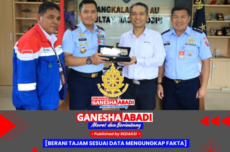 Danlanud Sultan Hasanuddin Terima Kunjungan Manager Pertamina Wilayah Makassar, Perkuat Sinergi dalam Dukungan Operasional Penerbangan