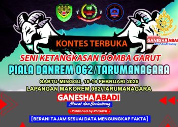 Korem 062/Tarumanagara Gelar Kontes Ketangkasan Domba Garut, Perebutkan Hadiah Menarik