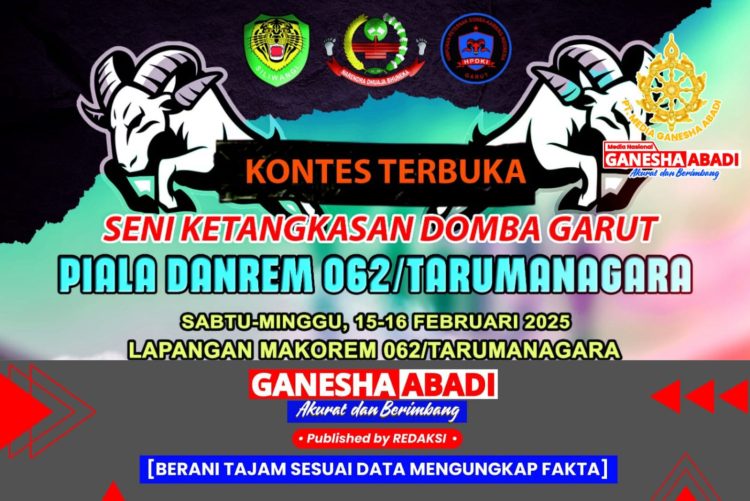 Korem 062/Tarumanagara Gelar Kontes Ketangkasan Domba Garut, Perebutkan Hadiah Menarik