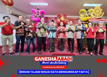 Kapolsek Krian Hadiri Perayaan Cap Go Meh di Klenteng Teng Swie Bio