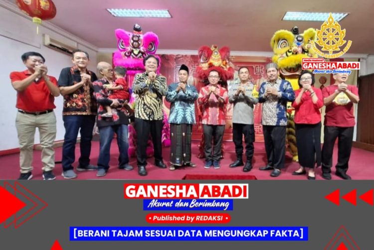 Kapolsek Krian Hadiri Perayaan Cap Go Meh di Klenteng Teng Swie Bio