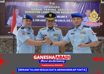 Danlanud Sultan Hasanuddin Pimpin Sertijab Dansatpom, Tekankan Profesionalisme dan Sinergi