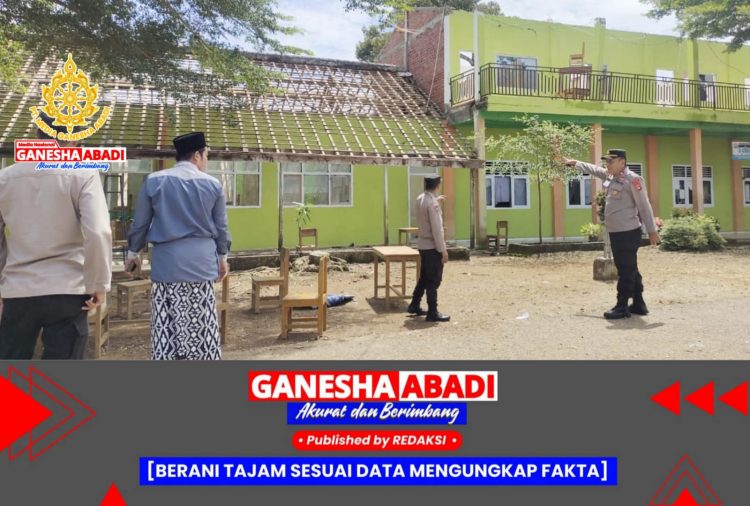 Puting Beliung Terjang Ponpes Al Azhaar di Musi Rawas, Atap Bangunan Rusak