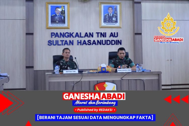 Lanud Sultan Hasanuddin Terima Kunjungan Tim Audit Itjen TNI
