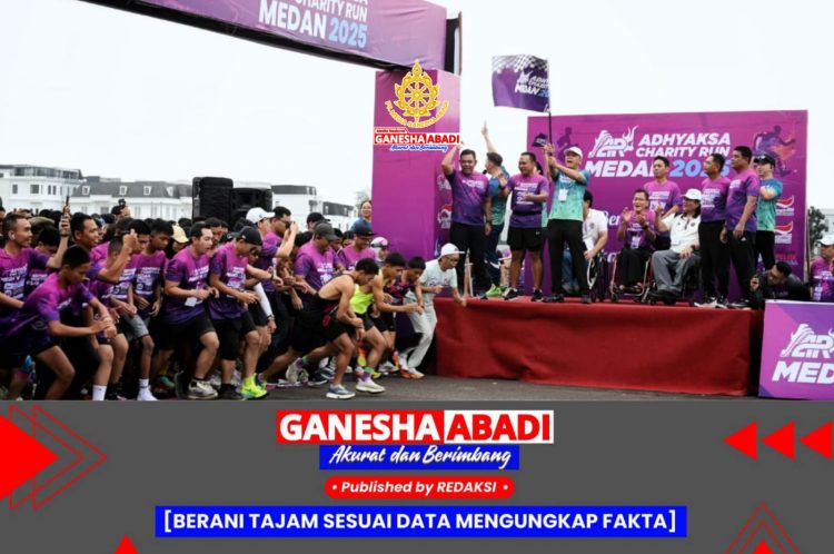 Ribuan Warga dan Penyandang Disabilitas Meriahkan Adhyaksa Charity Run Medan 2025