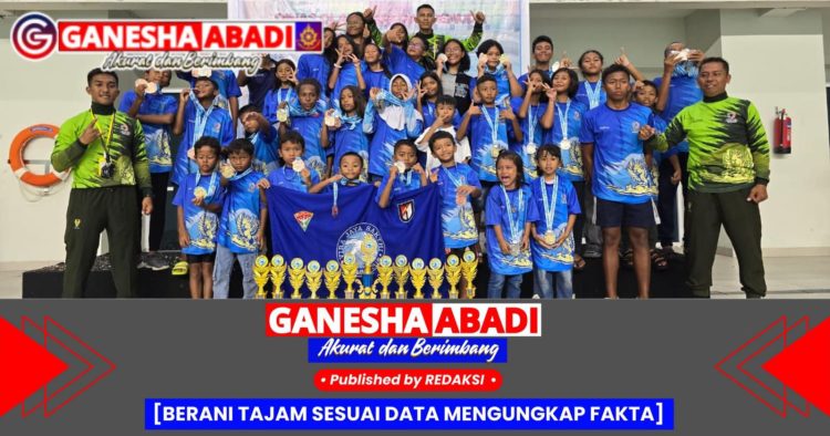 Vira Jaya Sakti Swimming Club Raih 66 Medali, Sabet Juara Umum ke-2 di Kejuaraan Renang Gubernur Cup