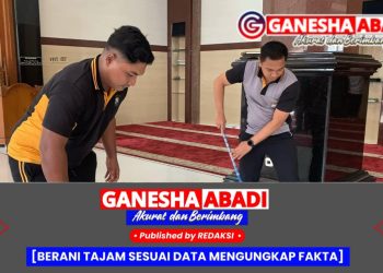 Sambut Ramadhan, Polsek Gunung Anyar Gelar Bakti Sosial di Masjid Nurul Hikmah