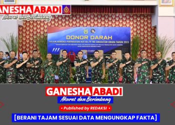 Peringati HUT ke-79 TNI AU, Danlanud Sultan Hasanuddin Pimpin Aksi Donor Darah