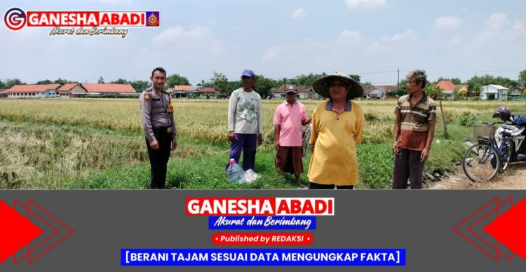 Polsek Balongbendo Dukung Ketahanan Pangan, Bhabinkamtibmas Aktif Dampingi Warga