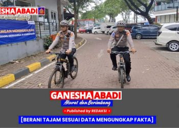 Polres Metro Tangerang Kerahkan Patroli Bersepeda di Rest Area KM 13,5 dan KM 14 untuk Jaga Keamanan Pemudik