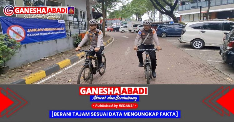 Polres Metro Tangerang Kerahkan Patroli Bersepeda di Rest Area KM 13,5 dan KM 14 untuk Jaga Keamanan Pemudik