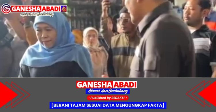 Gubernur Khofifah Sampaikan Belasungkawa dan Tinjau Penanganan Longsor Cangar