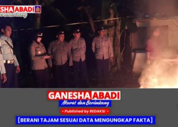 Polsek Sedati Grebek Arena Judi Sabung Ayam dan Dadu, Sarana Perjudian Dibongkar dan Dibakar