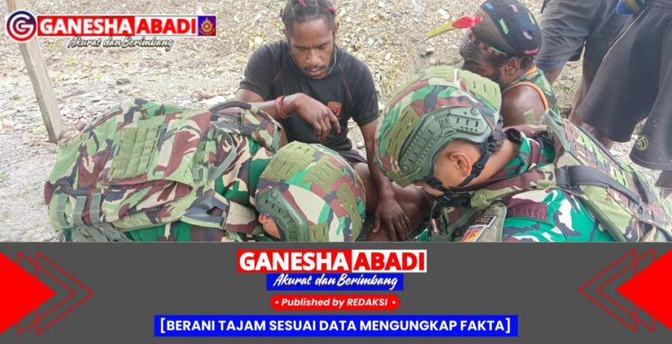 Satgas Yonif 715/Mtl Maksimalkan Pelayanan Kesehatan Gratis untuk Warga Pegunungan Papua