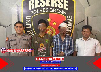 Gagal Curi Motor di Gresik, Dua Pemuda Surabaya Diamankan Warga dan Polisi