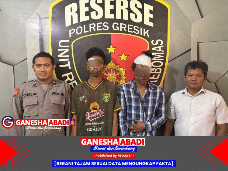 Gagal Curi Motor di Gresik, Dua Pemuda Surabaya Diamankan Warga dan Polisi