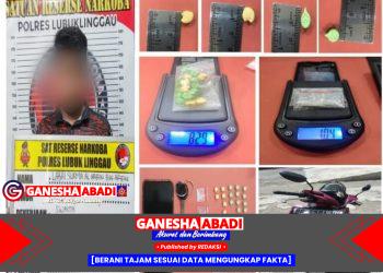 Polres Lubuk Linggau Tangkap Pengedar Ekstasi dan Sabu, Barang Bukti Siap Edar Diamankan