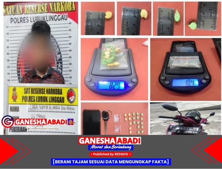 Polres Lubuk Linggau Tangkap Pengedar Ekstasi dan Sabu, Barang Bukti Siap Edar Diamankan