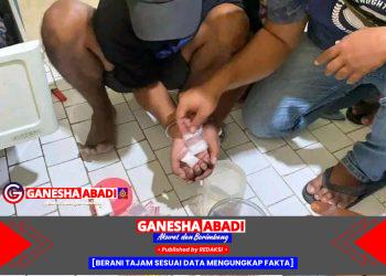 Polisi Grebek Bandar Sabu di Belakang Balai Desa Driyorejo, 21 Klip Diamankan