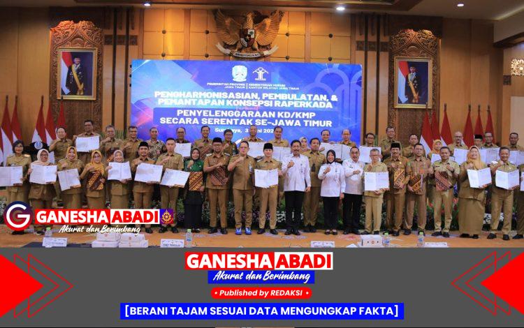 Sah! Payung Hukum Koperasi Merah Putih di Jatim Rampung, Siap Diundangkan di 38 Daerah