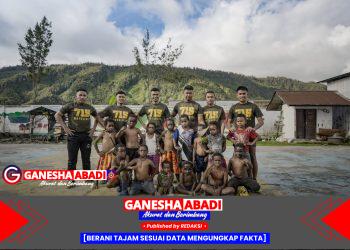 Satgas Yonif 715/Mtl Kembangkan Bakat Anak Papua Lewat Sepak Bola di Puncak Jaya