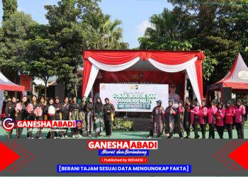 Sambut Hari Bhayangkara ke-79, Polres Batu Gelar Olahraga Bersama dan Bazar Bapokting