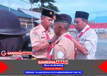 Kodim 1710/Mimika Tutup Persami Pramuka, Cetak Generasi Disiplin dan Berkarakter