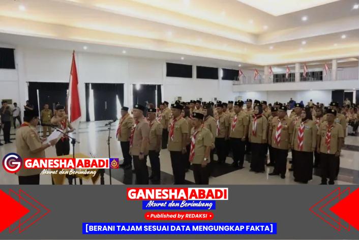 H. Rachmat Hidayat Resmi Dilantik Sebagai Ketua Mabicab Pramuka Lubuk Linggau