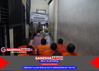 Polres Gresik Sentuh Hati Tahanan Lewat Pembinaan Rohani dan Mental