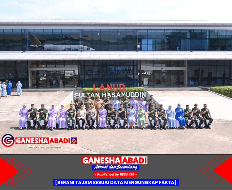 Danlanud Sultan Hasanuddin Sambut Kunjungan Kerja Pangkogabwilhan II, Tinjau Kesiapan Skadron dan Dukung Ketahanan Pangan