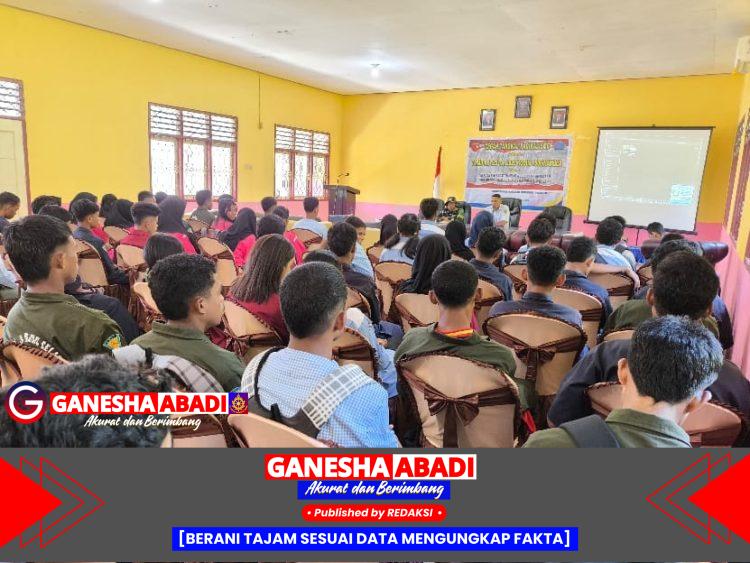 Satgas TMMD Kodim 1506/Namlea Edukasi Siswa SMK N 3 Buru Selatan Cegah Radikalisme